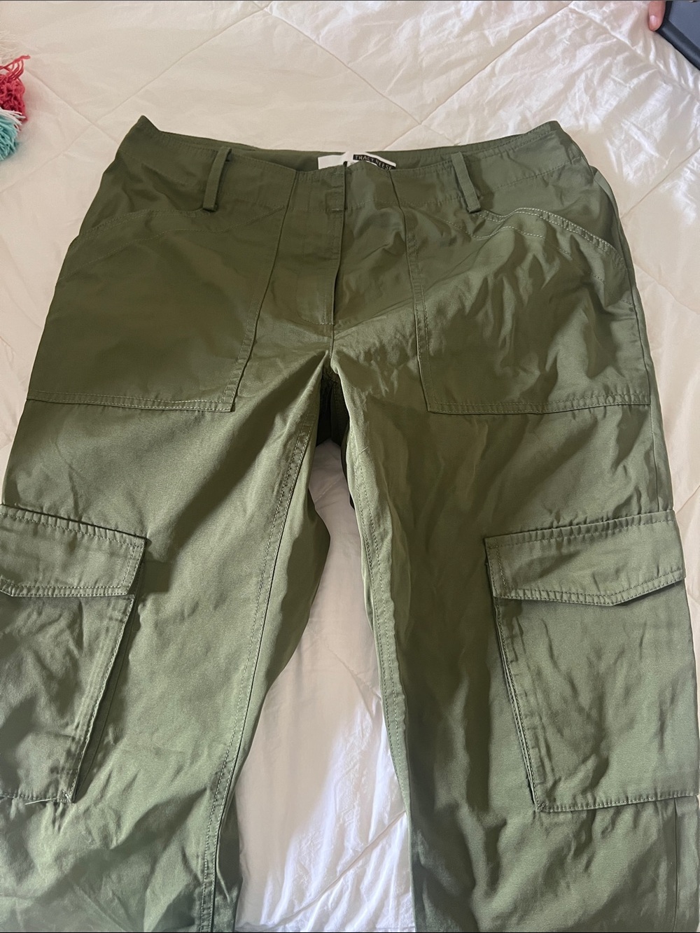 Tracy Reese Olive Green Utility Trousers